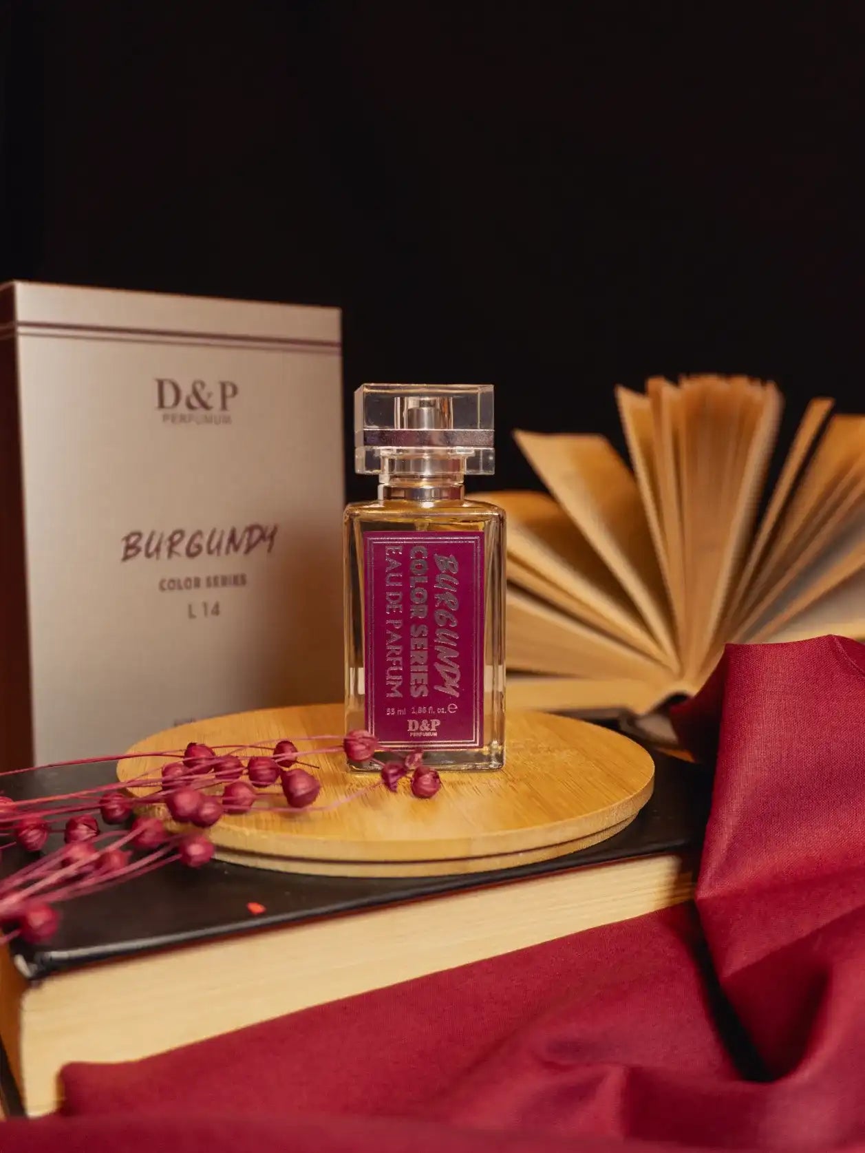D&P Perfumum Color Series U-L14 Burgundy Unisex 55ml (Inspired by Louis Vuitton, Ombre Nomade)