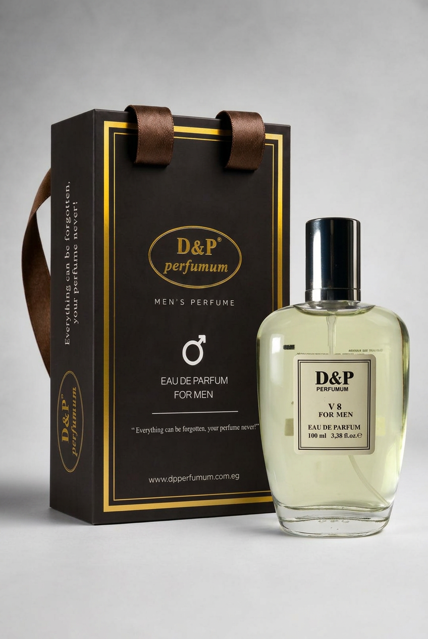 V8 - Men (Inspired by VALENTINO, UOMO INTENSE) - bottle with gift bag